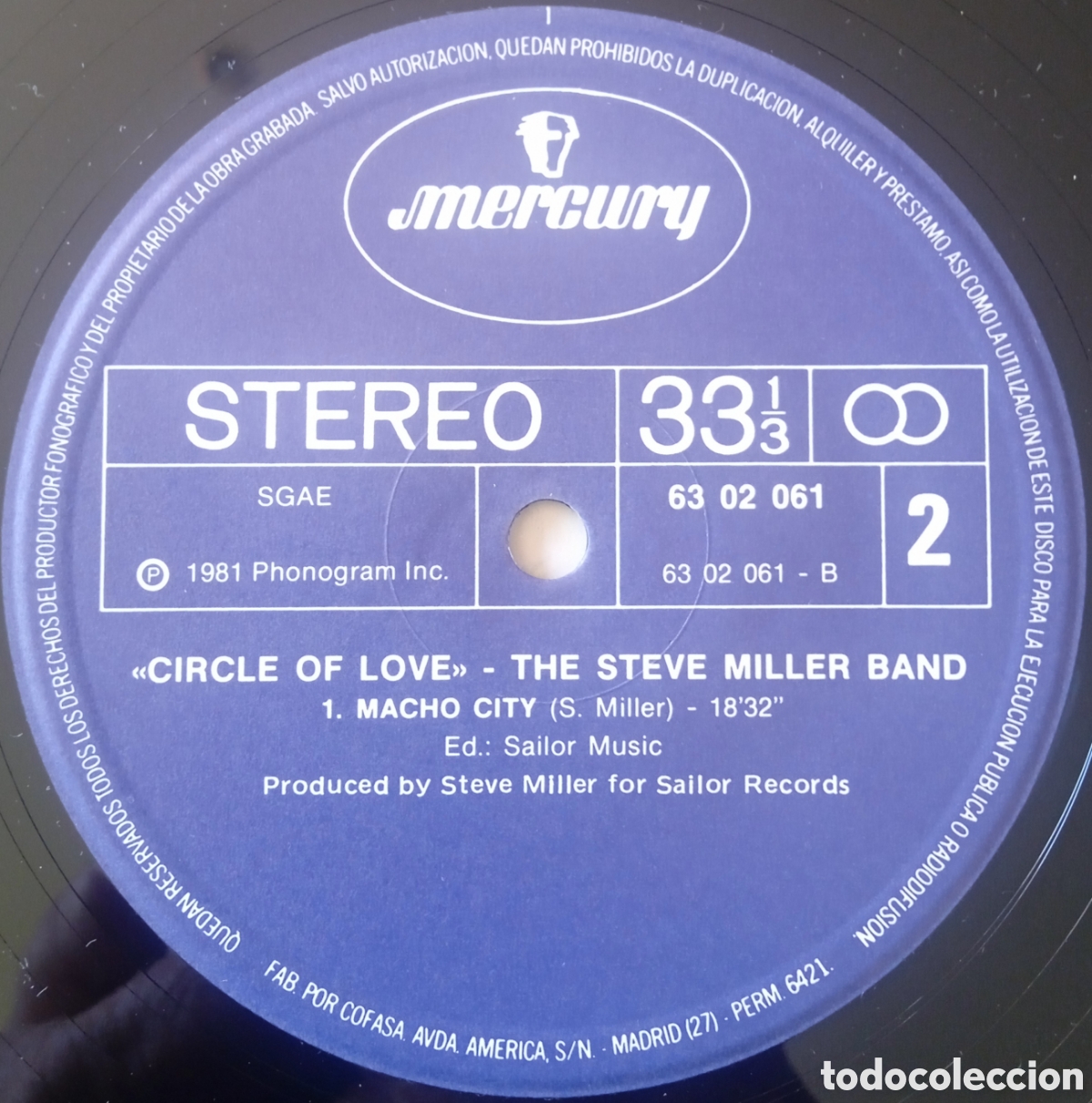 Discos de vinilo: Disco de vinilo Steve Miller Band - Foto 6
