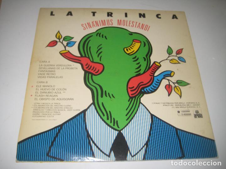 Discos de vinilo: La Trinca - Sinanimus molestandi LP - Foto 2