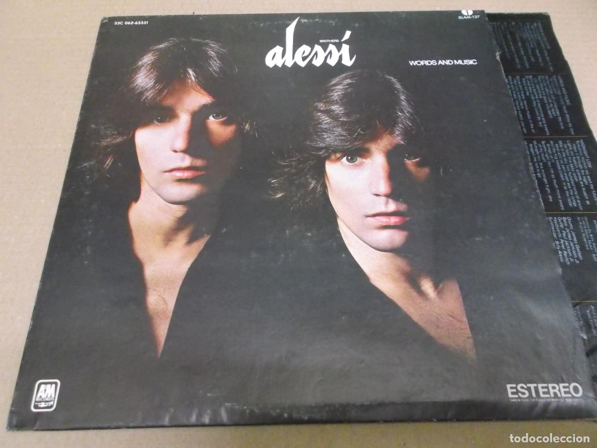 Discos de vinil: ALESSI BROTHERS (LP) WORDS AND MUSIC A&Ntilde;O &ndash; 1980 &ndash; EDICION MEXICO &ndash; ENCARTE CON LETRAS