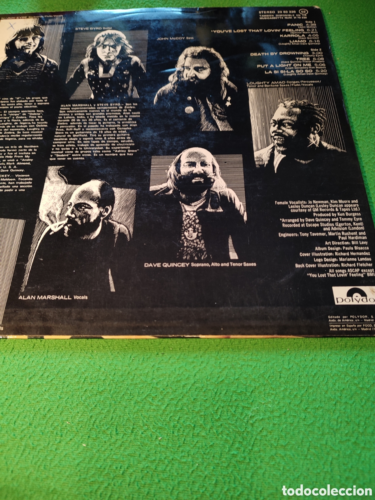 Discos de vinilo: Zzebra - Panic Vinilo Lp - Foto 2