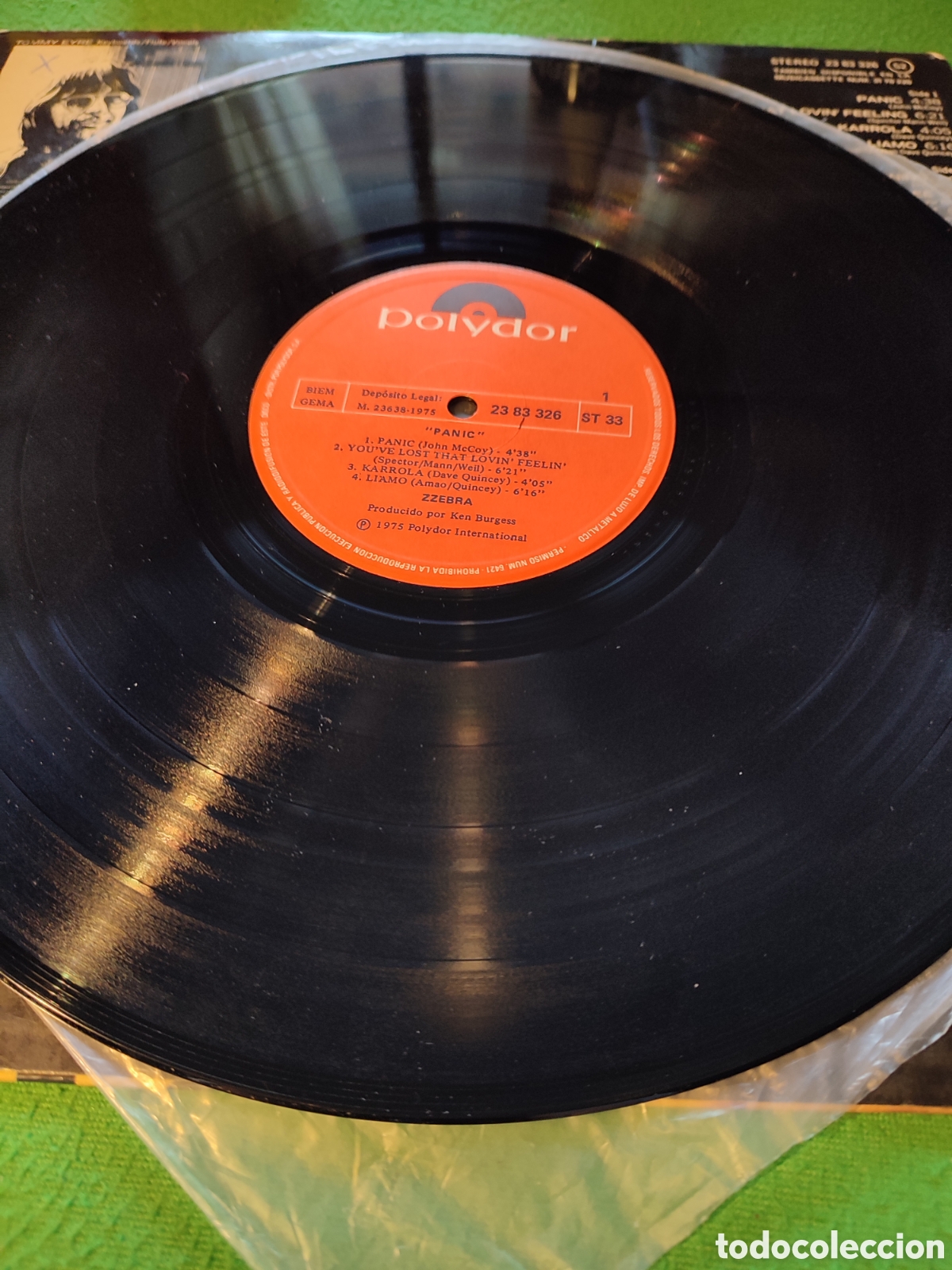 Discos de vinilo: Zzebra - Panic Vinilo Lp - Foto 3