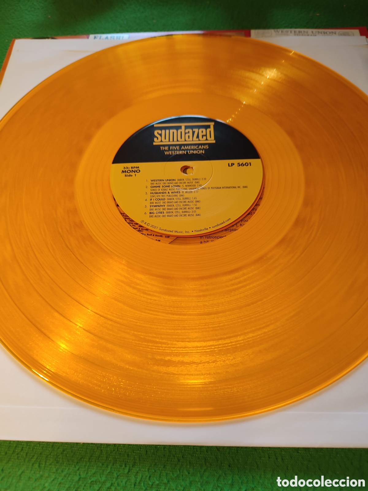 Discos de vinilo: The Five Americans - Western Uni&oacute;n lp - Foto 3