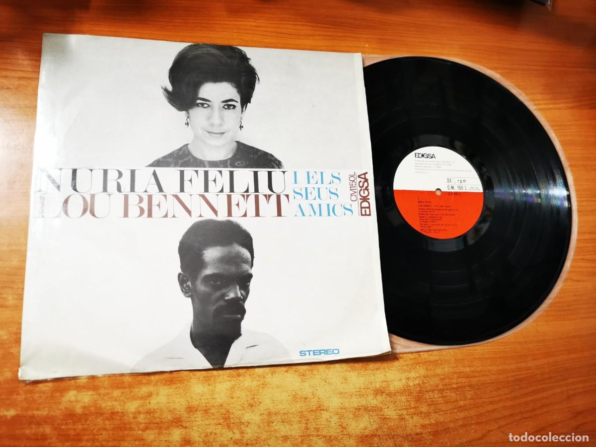 Vinyl-Schallplatten: NURIA FELIU LOU BENNETT I els seus amics LP VINILO DEL A&Ntilde;O 1966 ESPA&Ntilde;A JAZZ CONTIENE 10 TEMAS