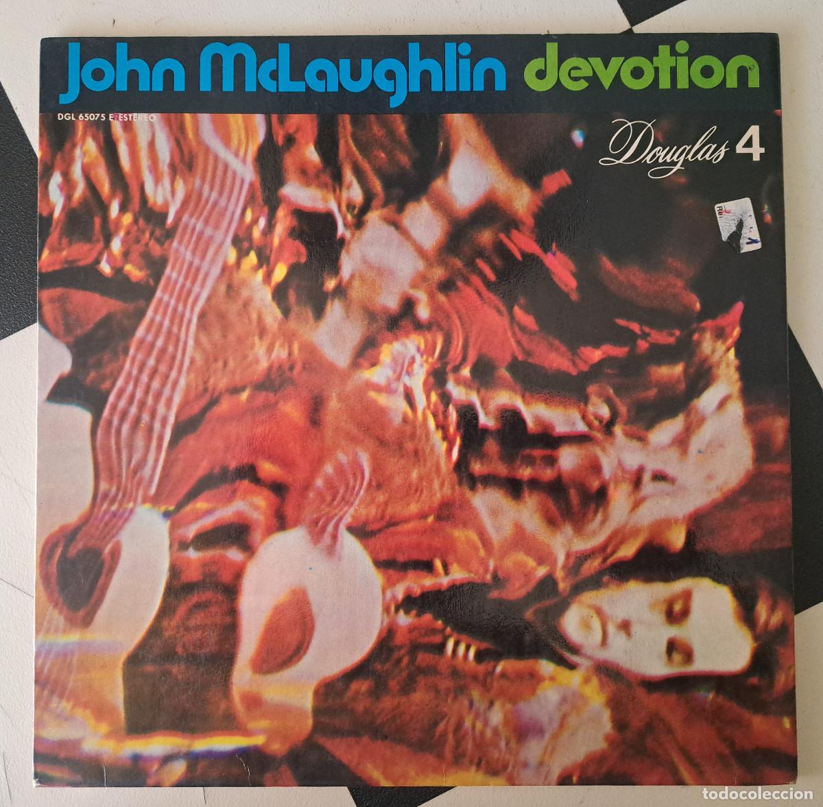 Discos de vinilo: LP John McLaughlin &lrm;&ndash; Devotion 1972 GATEFOLD - Foto 1