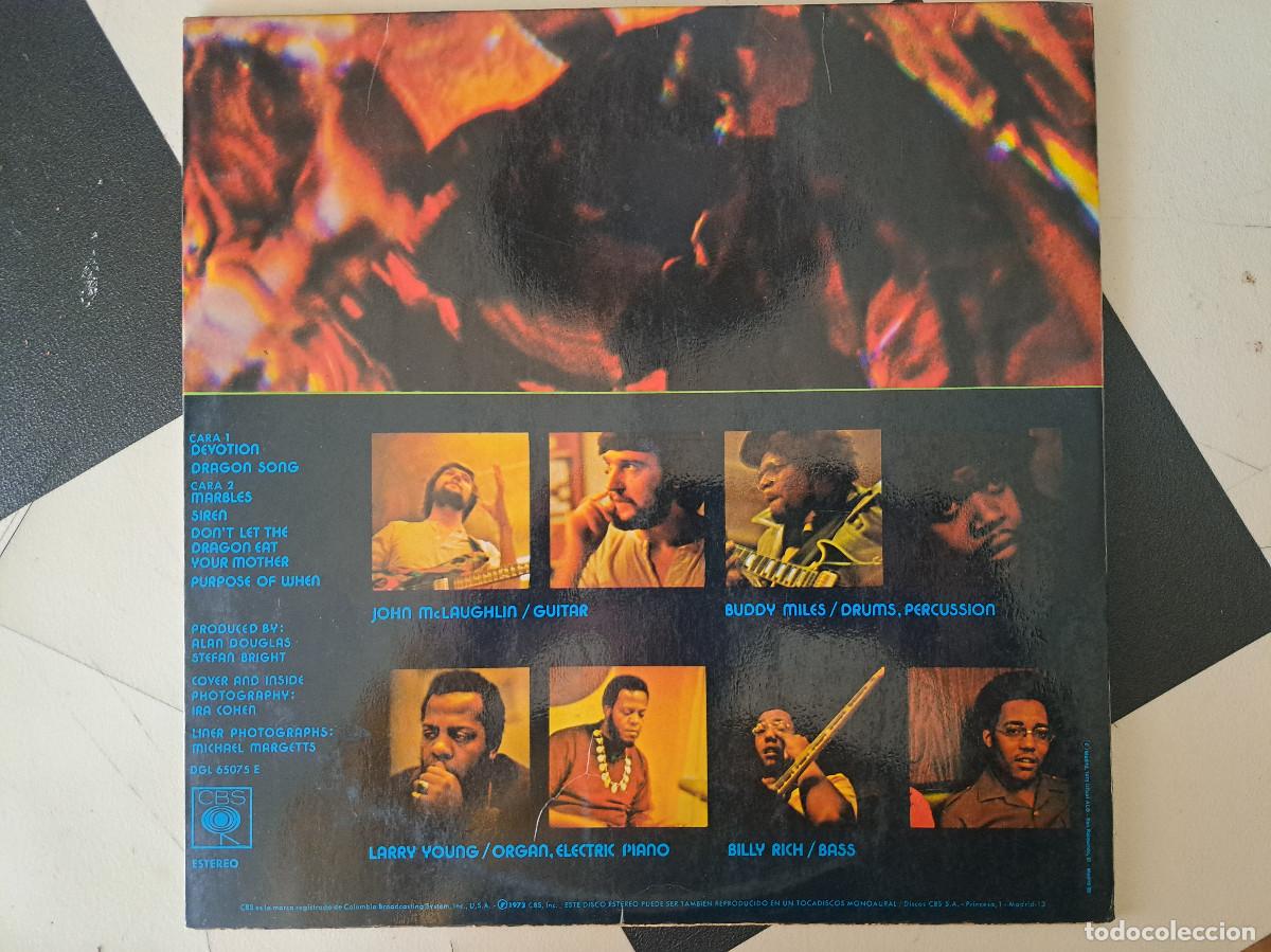 Discos de vinilo: LP John McLaughlin &lrm;&ndash; Devotion 1972 GATEFOLD - Foto 3