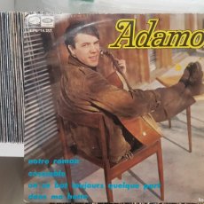 Discos de vinilo: C1 - ADAMO ”NOTRE ROMAN / ON SE BAT TOUJOURS QUELQUE PART / DANS MA HOTTE / ENSEMBLE” - EP AÑO 1967