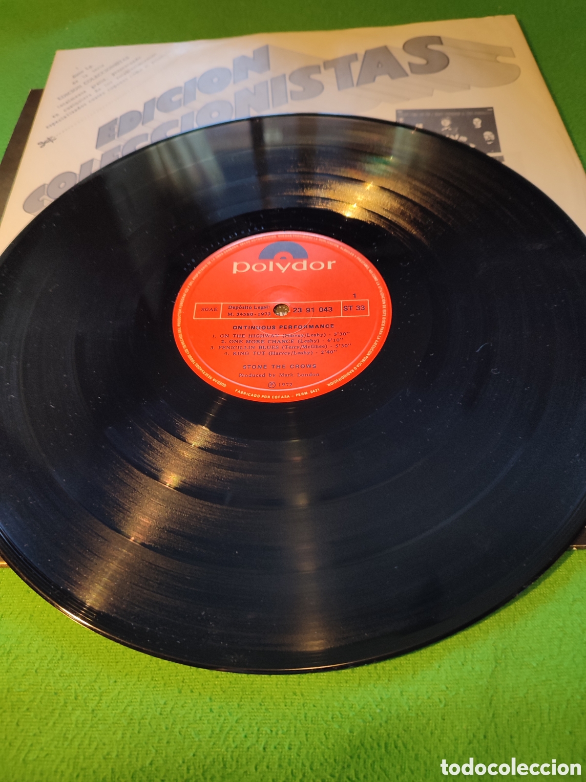 Discos de vinilo: Stone The Crows - Continuous performance - Foto 3
