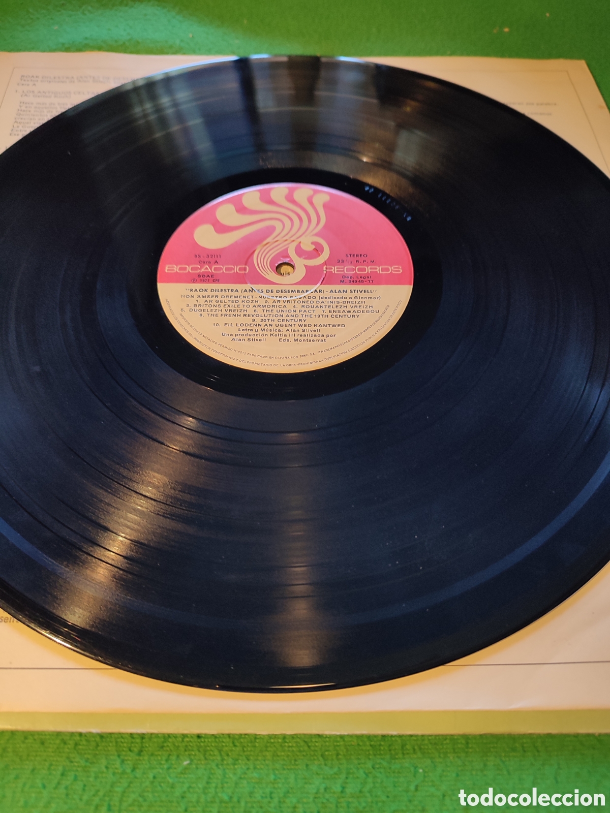 Discos de vinilo: Alan Stivell - Raok dilestra - Foto 3