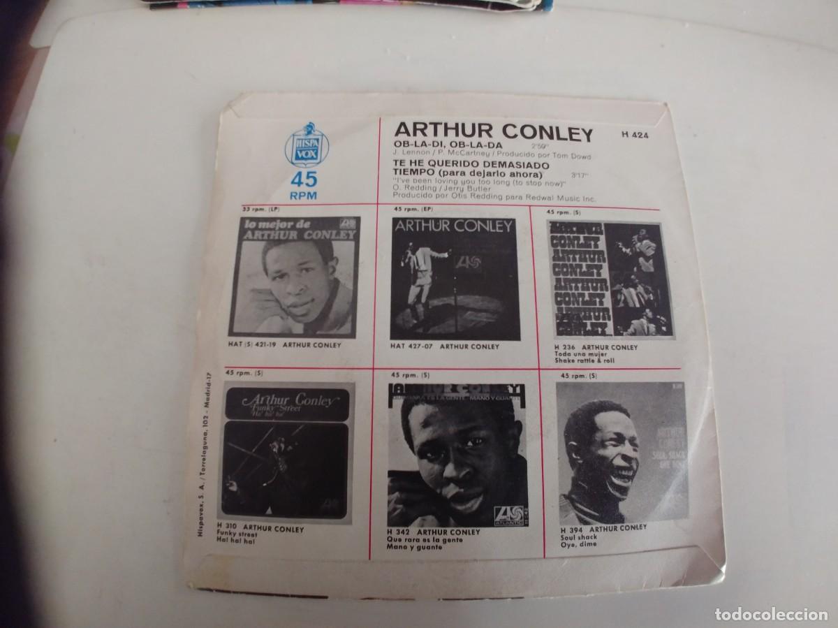 Discos de vinilo: ARTHUR CONLEY-SINGLE OB LA DI OB LA DA - Foto 2
