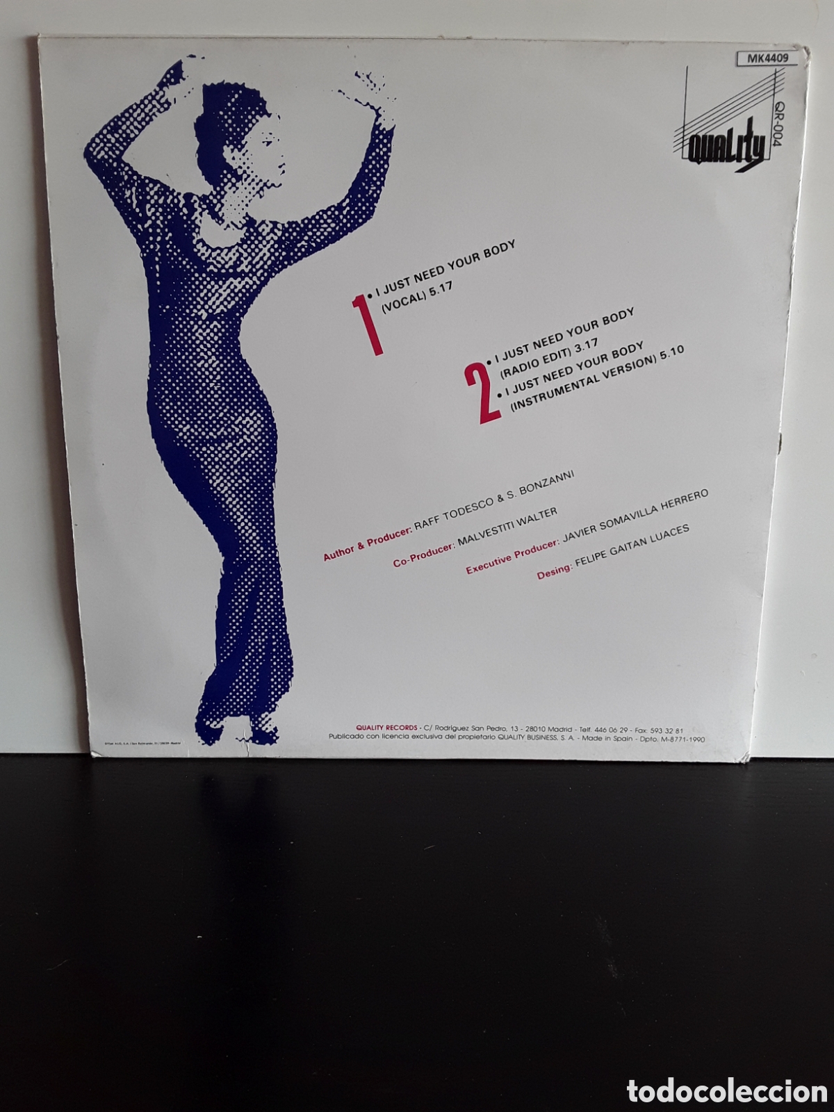 Discos de vinilo: Eleonor &lrm;&ndash; I Just Need Your Body - Foto 2