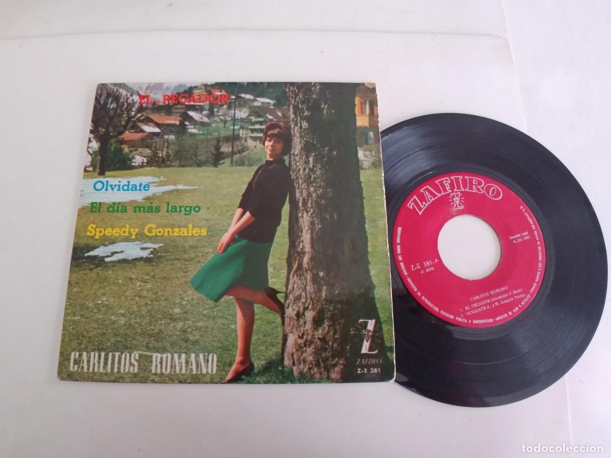 Discos de vinilo: CARLITOS ROMANO-EP EL PECADOR +3 - Foto 1