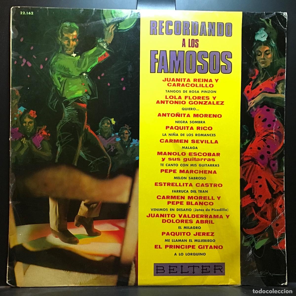 Discos de vinilo: Various ● Recordando A Los Famosos ● Vinyl, LP, Compilation 1967 - Foto 1