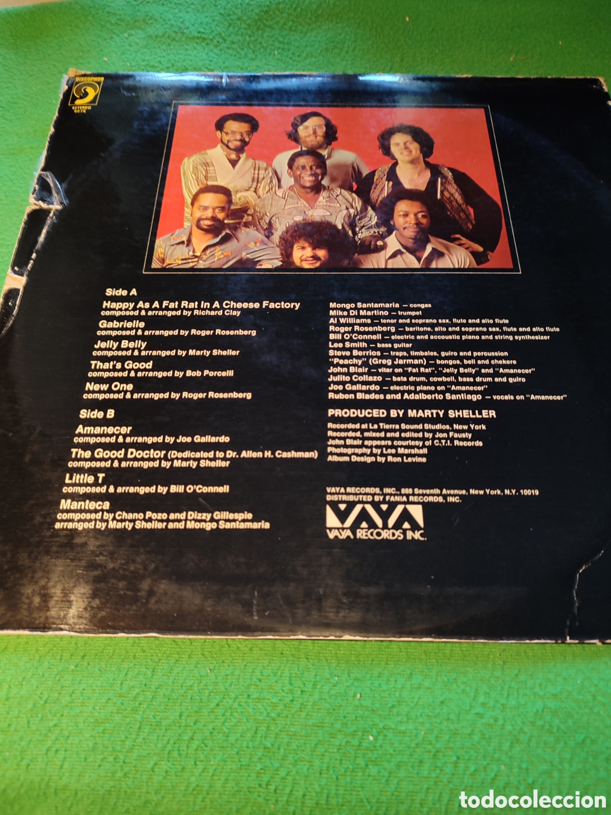 Discos de vinilo: Mongo Santamar&iacute;a - Amanecer - Foto 2