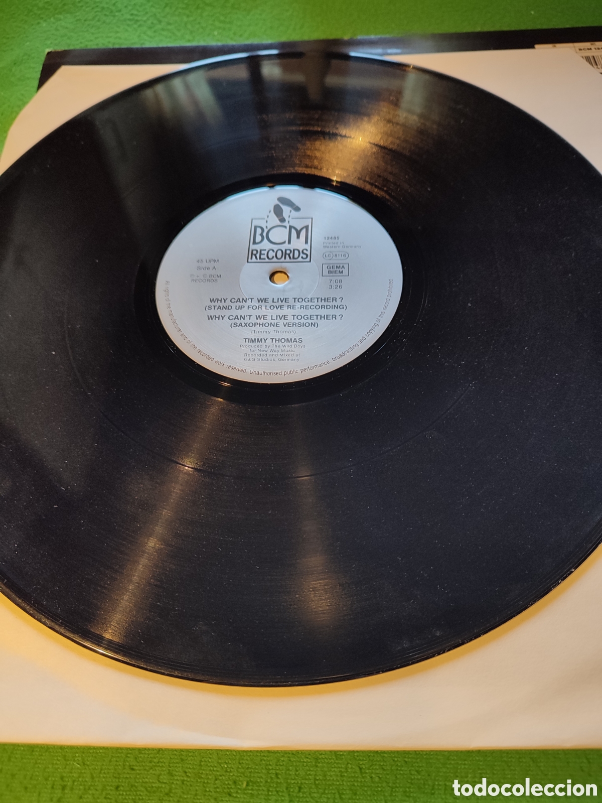 Discos de vinilo: Timmy Thomas - Why cant we Live together? - Foto 3