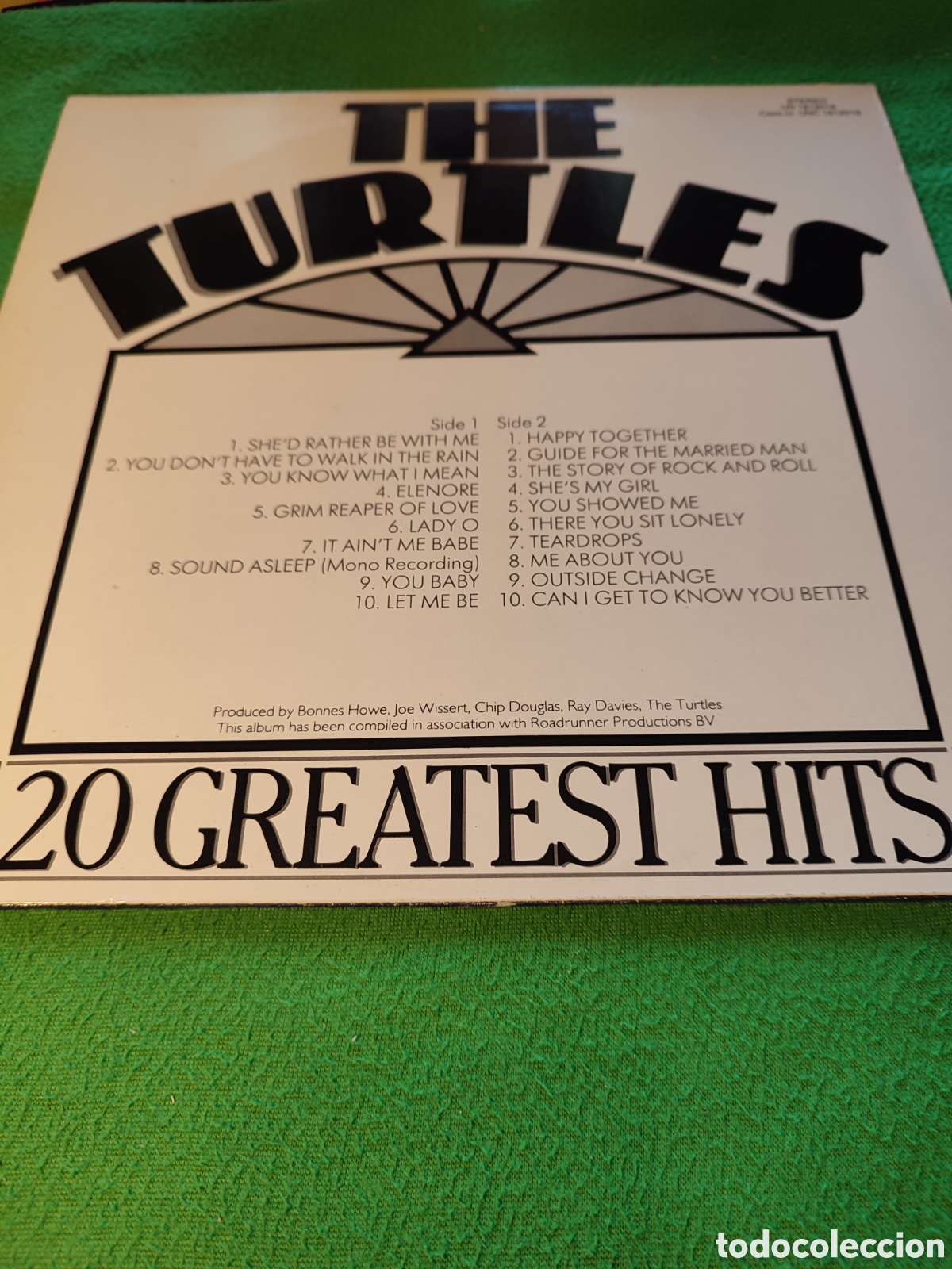 Discos de vinilo: The Turtles - 20 Greatest hits - Foto 2