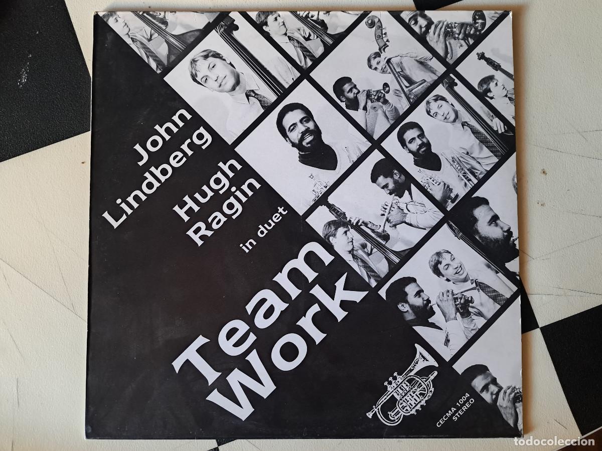 Discos de vinilo: LP John Lindberg, Hugh Ragin &ndash; Team Work 1982 JAZZ - Foto 1