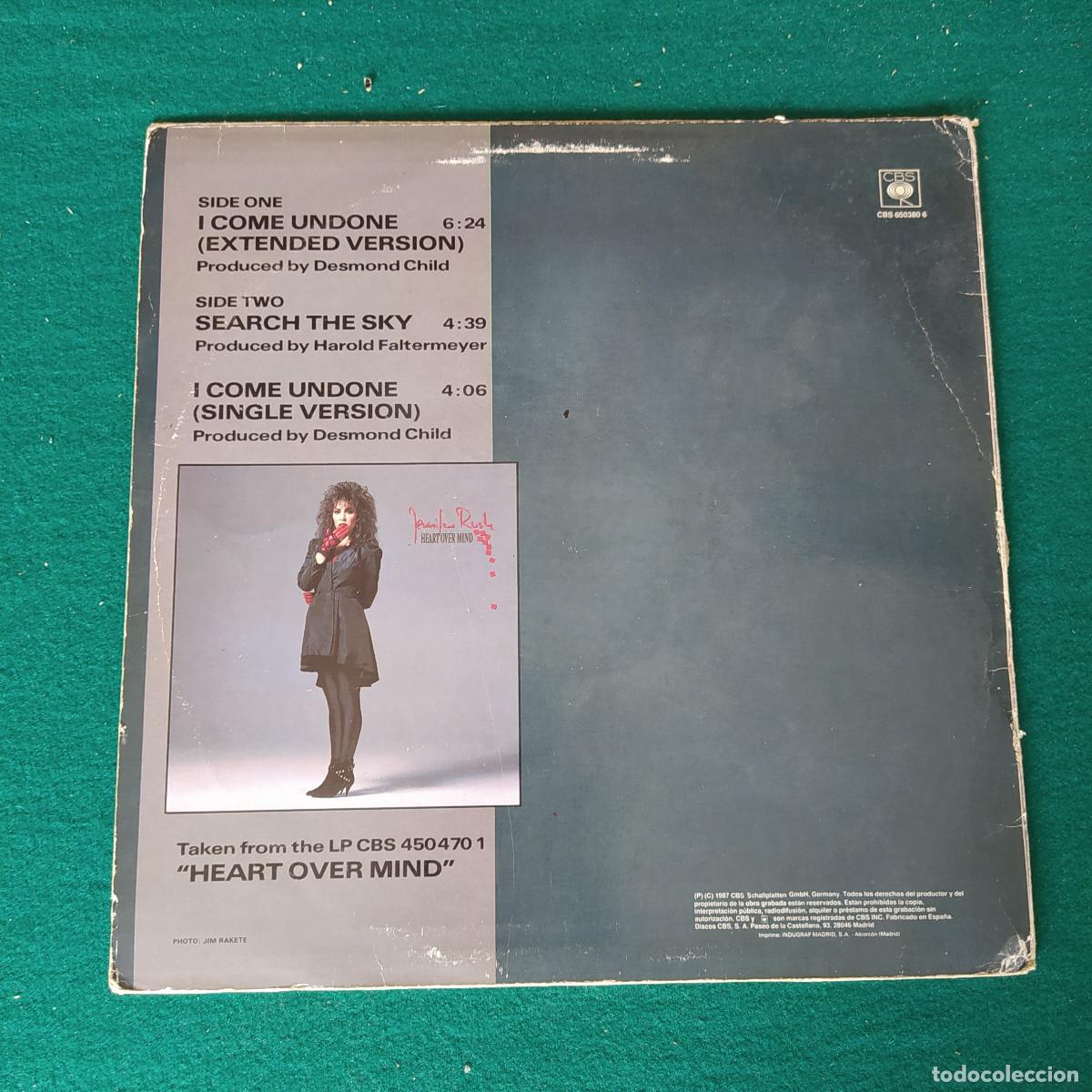 Discos de vinilo: Jennifer Rush &ndash; I Come Undone - Foto 2