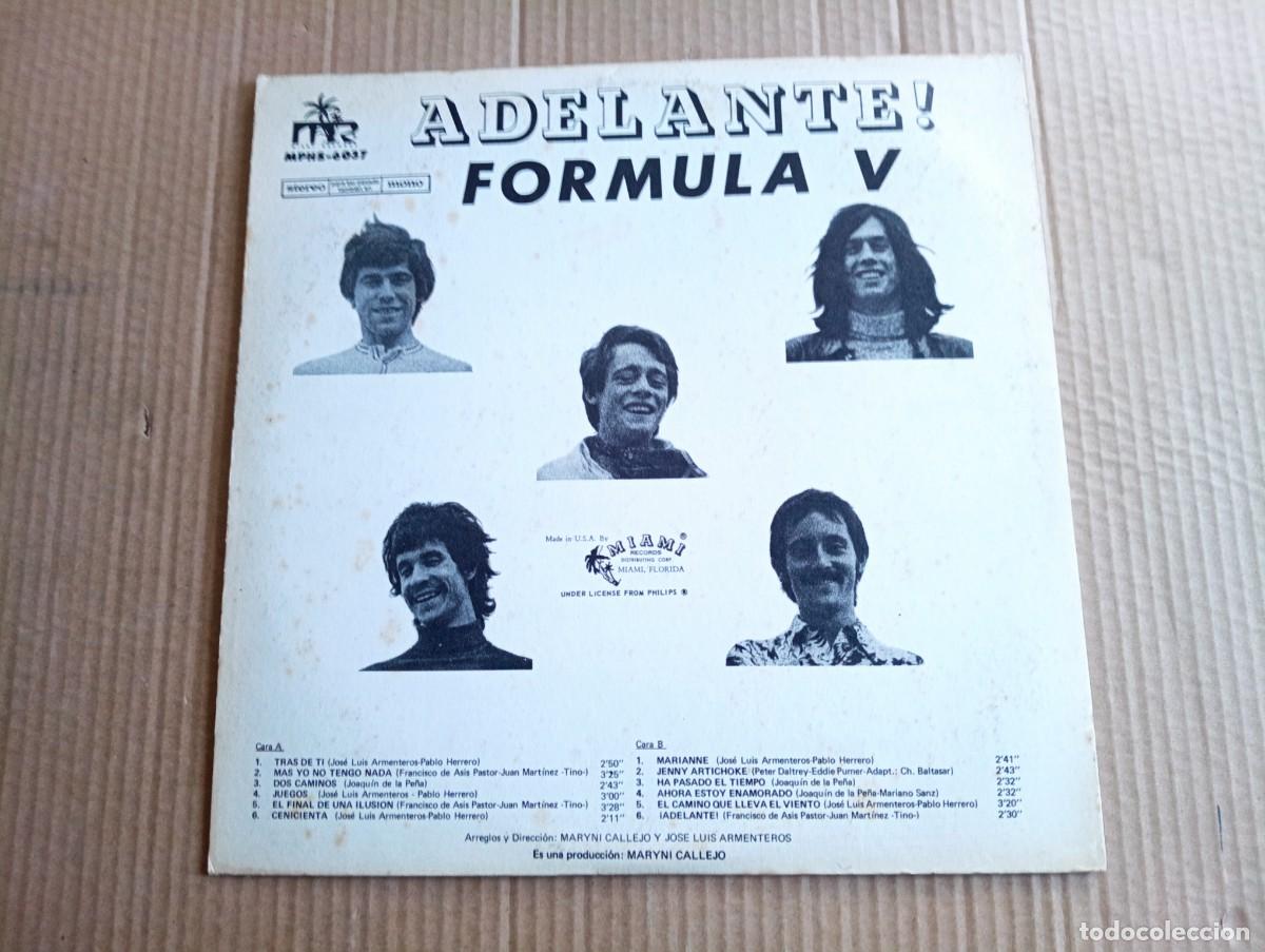 Discos de vinilo: FORMULA V - ADELANTE ! LP EDICION USA - Foto 5