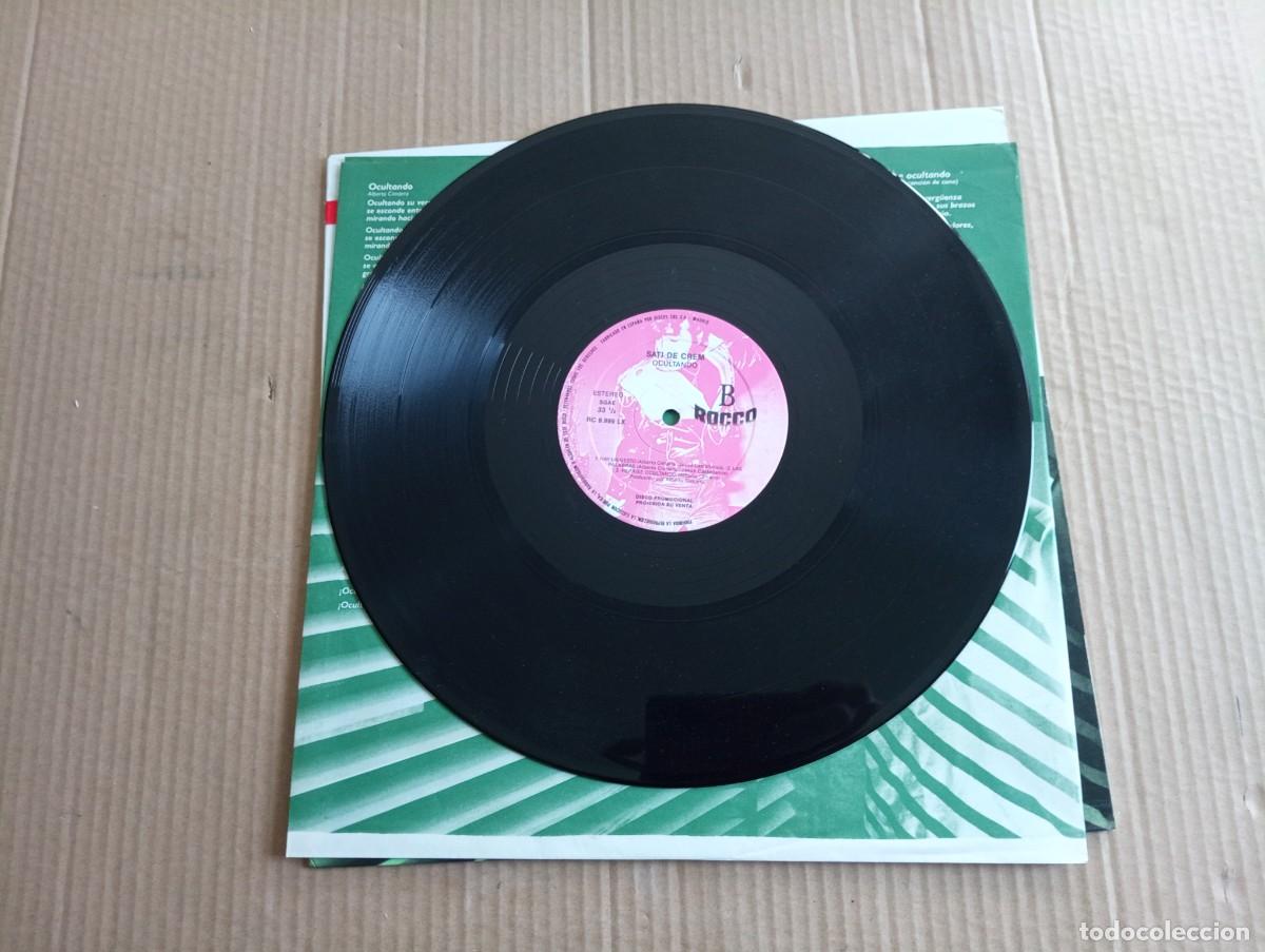 Discos de vinilo: SATI DE CREM - OCULTANDO LP 1987 - Foto 3