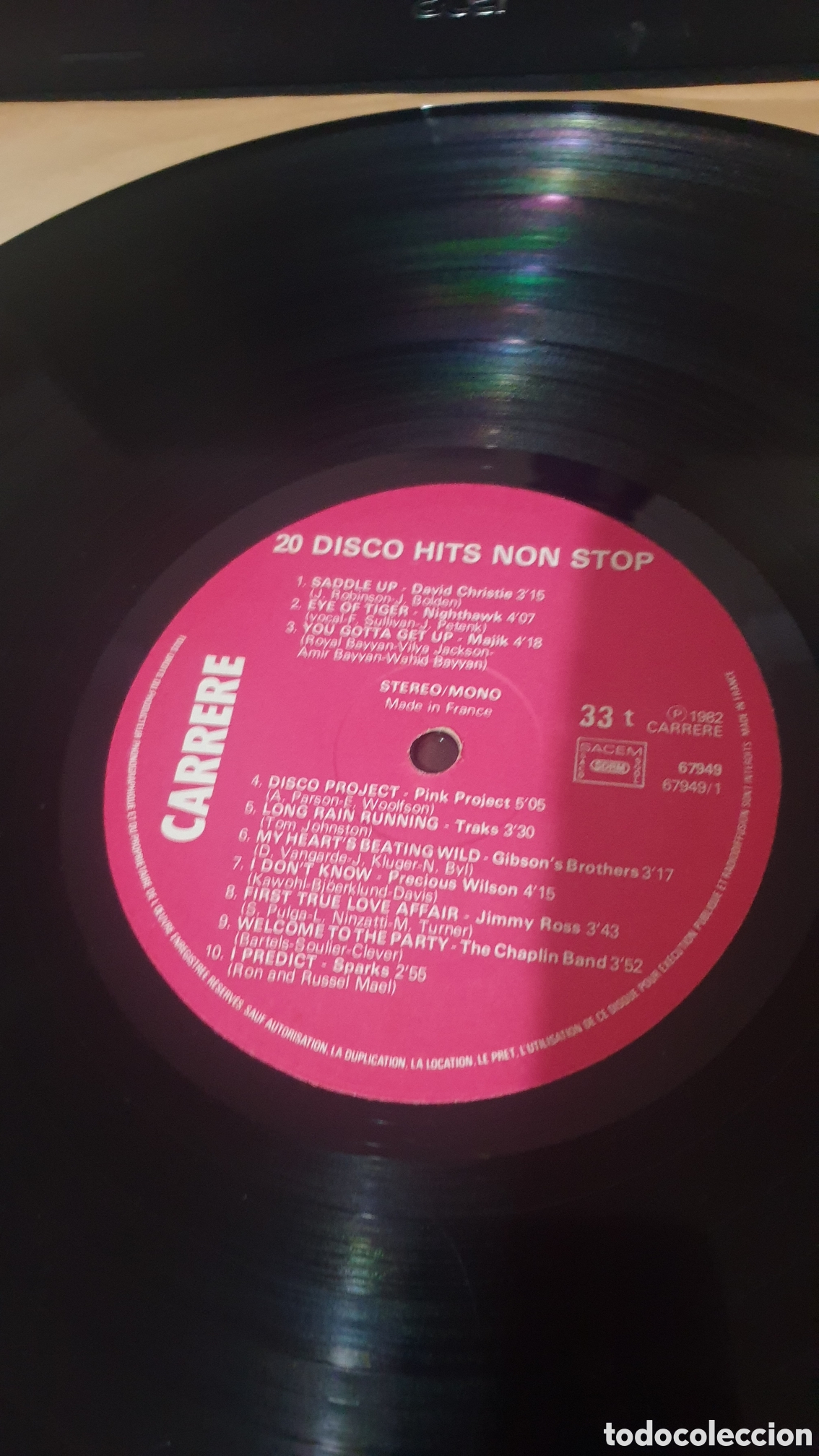 Discos de vinilo: 20 Disco Hits Non Stop . VV.AA - Foto 3