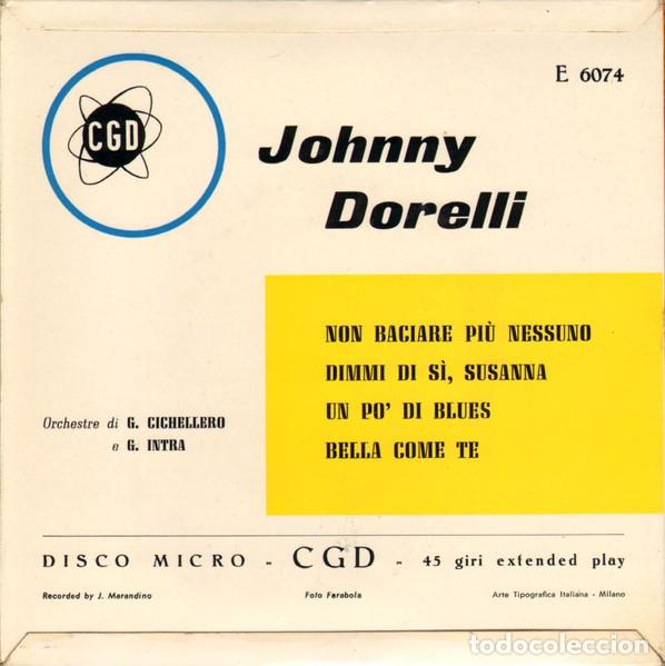 Discos de vinilo: Johnny Dorelli &ndash; Non Baciare Pi&ugrave; Nessuno - Foto 2