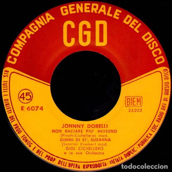 Discos de vinilo: Johnny Dorelli &ndash; Non Baciare Pi&ugrave; Nessuno - Foto 3