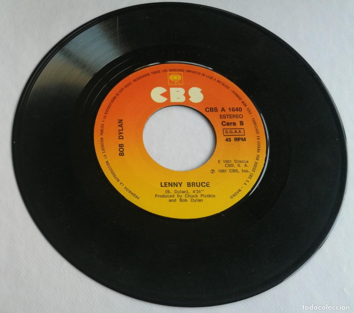 Discos de vinilo: Bob Dylan, Dead Man, Dead Man, CBS A 1640, CBS A-1640 - Foto 3