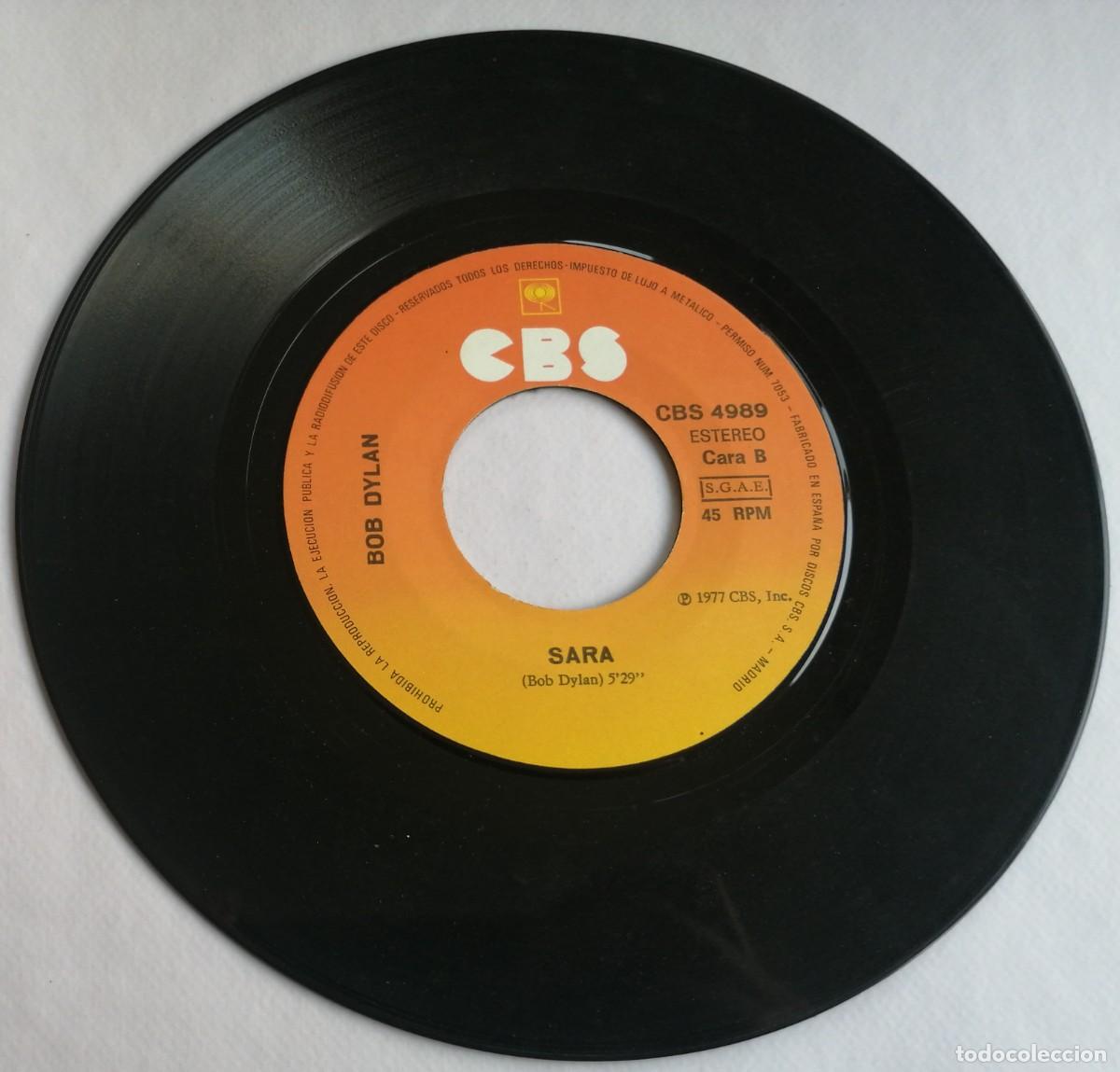 Discos de vinilo: Bob Dylan, Romance En Durango, CBS 4989 - Foto 4