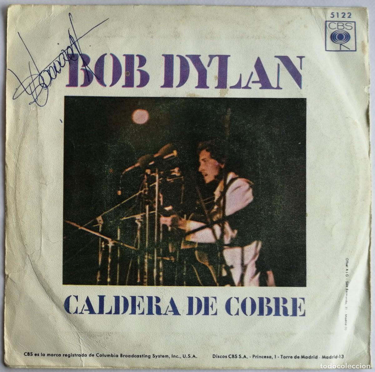 Discos de vinilo: Bob Dylan, Wigwam, CBS 5122 - Foto 2