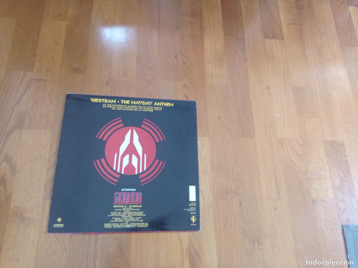 Discos de vinilo: Westbam -the mayday anthem(remixes).maxi - Foto 2
