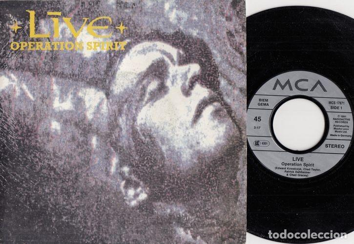 Discos de vinilo: LIVE - OPERATION SPIRIT - SINGLE INGLES DE VINILO C-7 - Foto 1