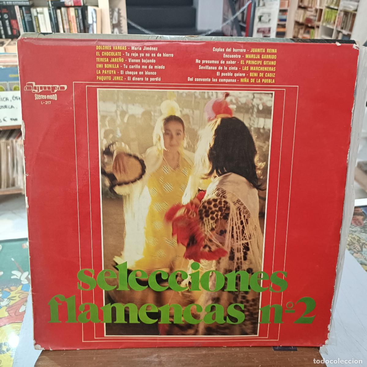 Vinyl-Schallplatten: Selecciones Flamencas n&ordm; 2 - Dolores Vargas, El Chocolate, La Payoya, ... - LP. Olympo 1974