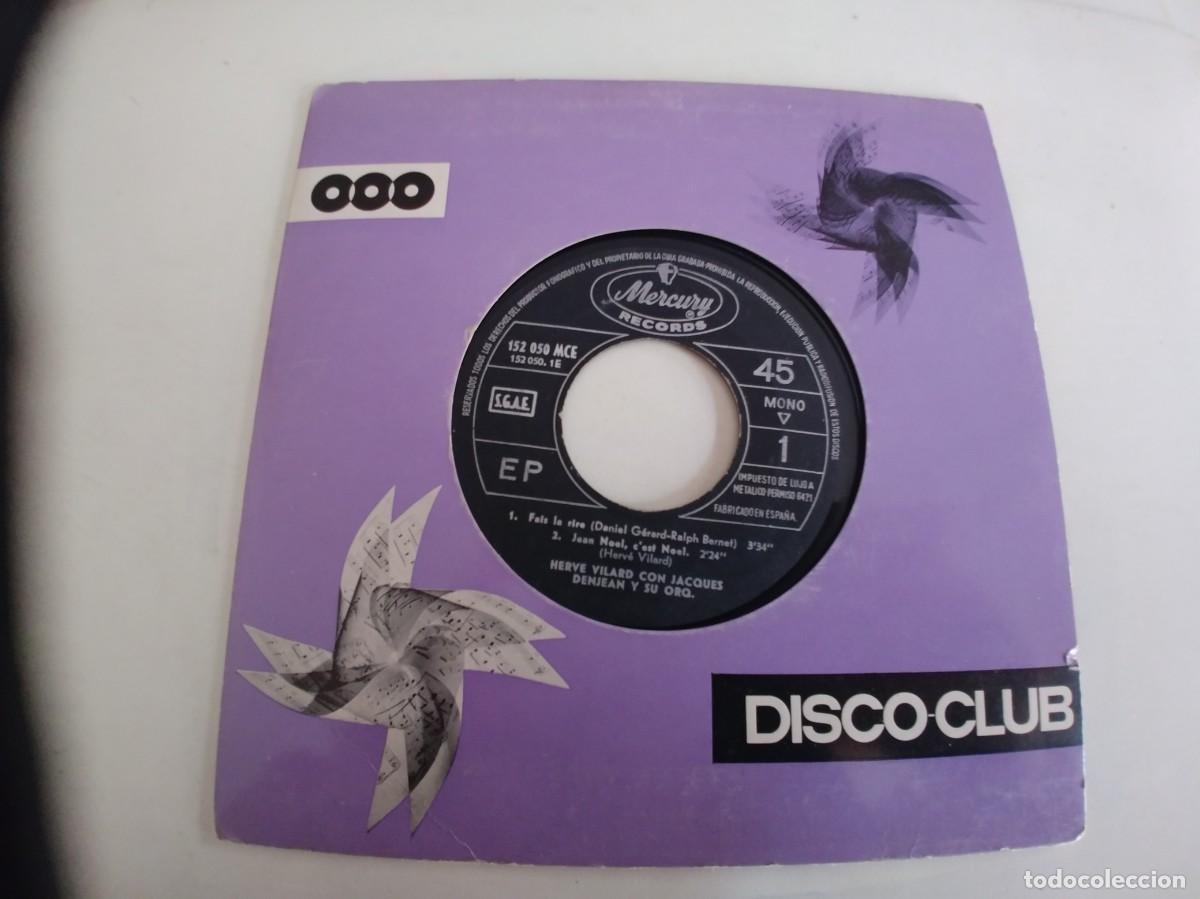 Discos de vinilo: HERVE VILARD-EP FAIS LA RIRE +3-SIN FUNDA - Foto 1