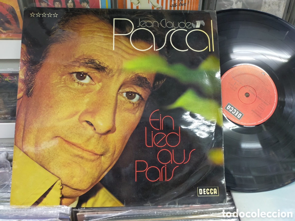 Discos de vinilo: Jean Claude pascal lp ein lied aus paris Alemania - Foto 1