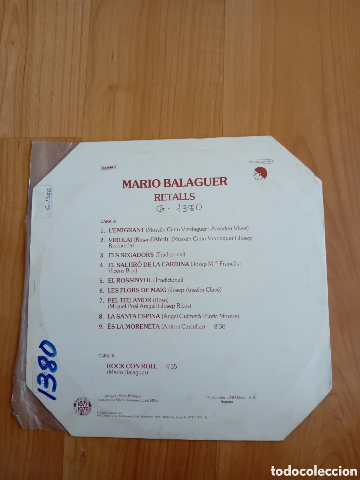 Discos de vinilo: MARIO BALAGUER. RETALLS - Foto 2