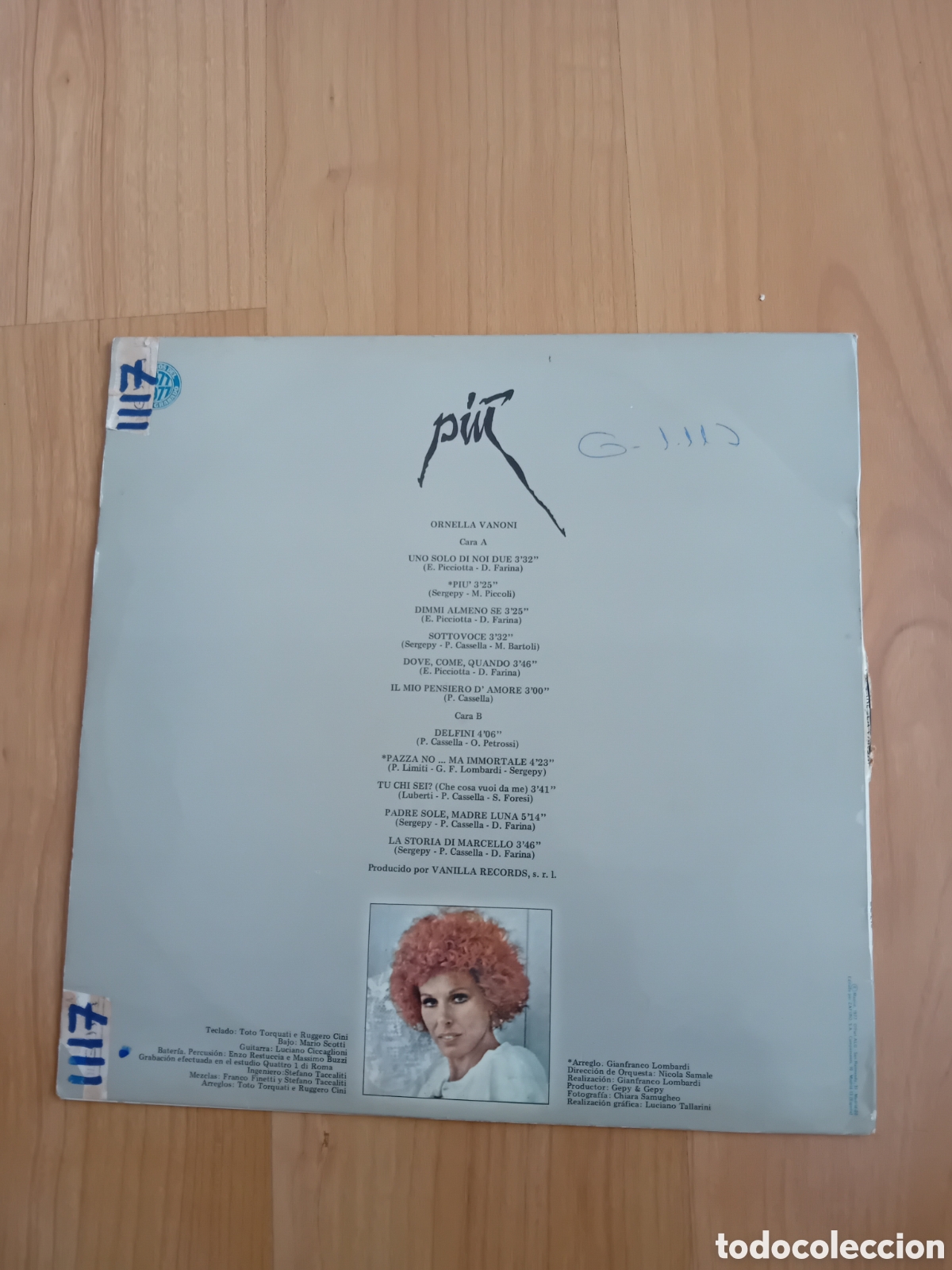 Discos de vinilo: ORNELLA VANONI. PIU - Foto 2