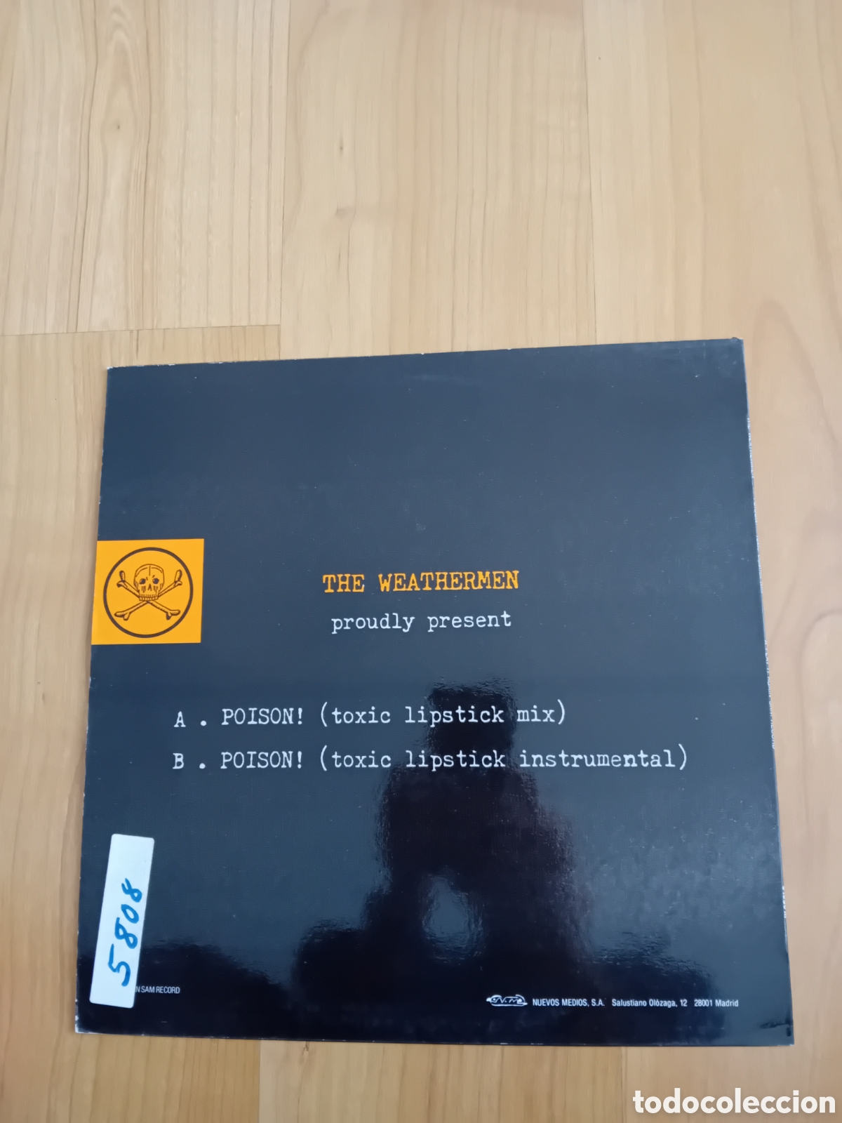 Discos de vinilo: THE WEATHERMEN. POISON - Foto 2