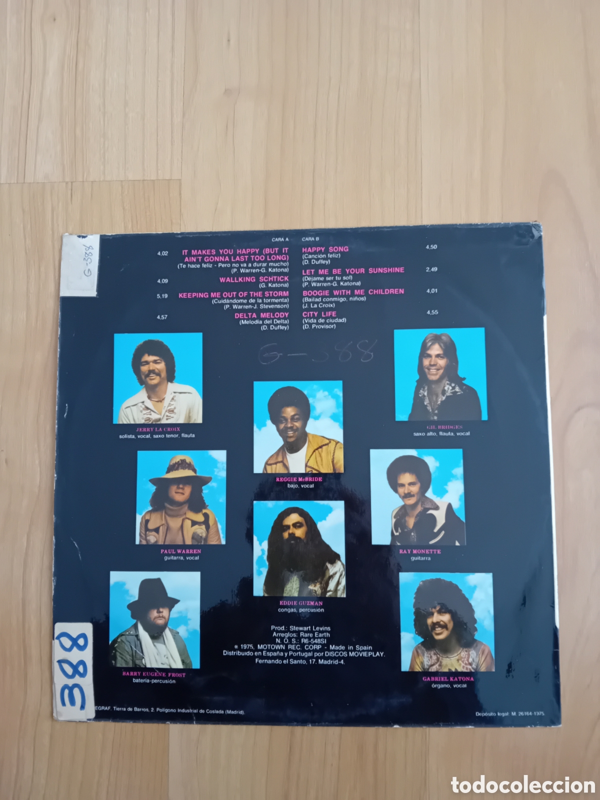 Discos de vinilo: RARE EARTH BACK TO EARTH - Foto 2