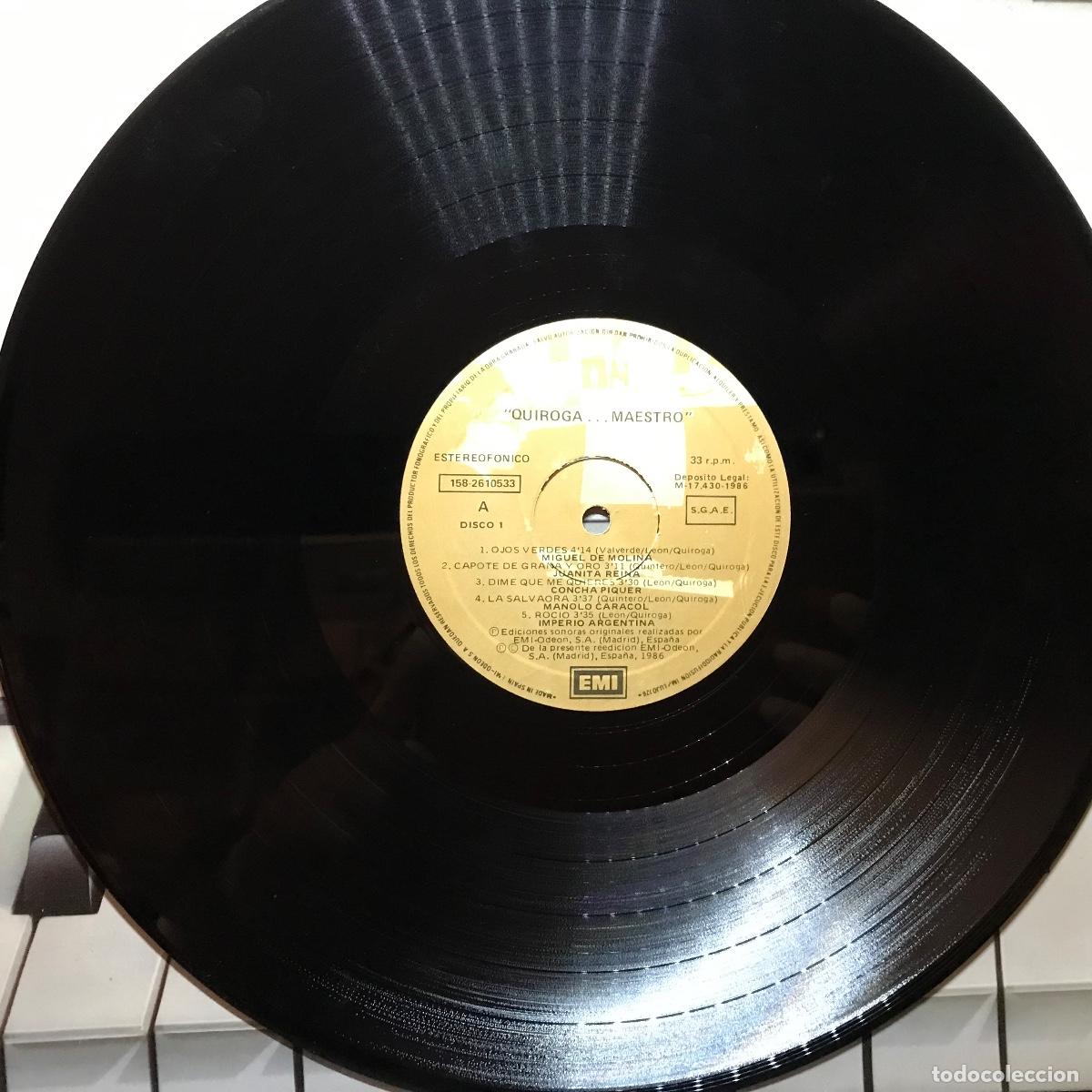 Discos de vinilo: Various ● Quiroga... Maestro ● 2 x Vinyl, LP, Compilation, Gatefold Booklet - Foto 3