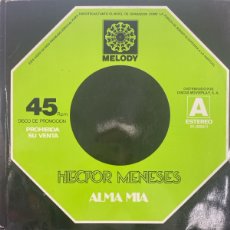 Discos de vinilo: HECTOR MENESES - ALMA MIA MAXI SINGLE SPAIN 1977 INCLUYE HOJA PROMOCIONAL