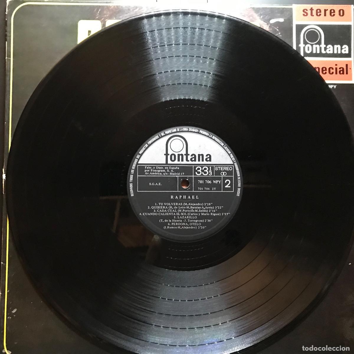 Discos de vinilo: Raphael ● Raphael ● Vinyl, LP, Compilation - Fontana - 1969 - Foto 2