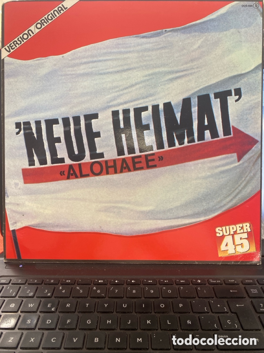 Discos de vinilo: NEUE HEIMAT - ALOHAEE MAXI SINGLE SPAIN 1982 - Foto 1