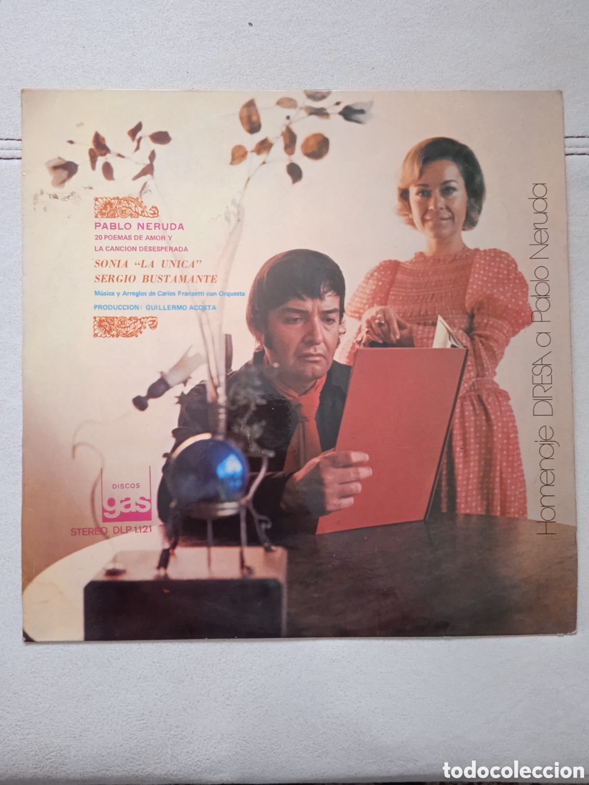 Discos de vinilo: LP Pablo Neruda - Foto 1