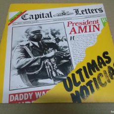 Discos de vinilo: CAPITAL LETTERS (LP) ULTIMAS NOTICIAS AÑO – 1980