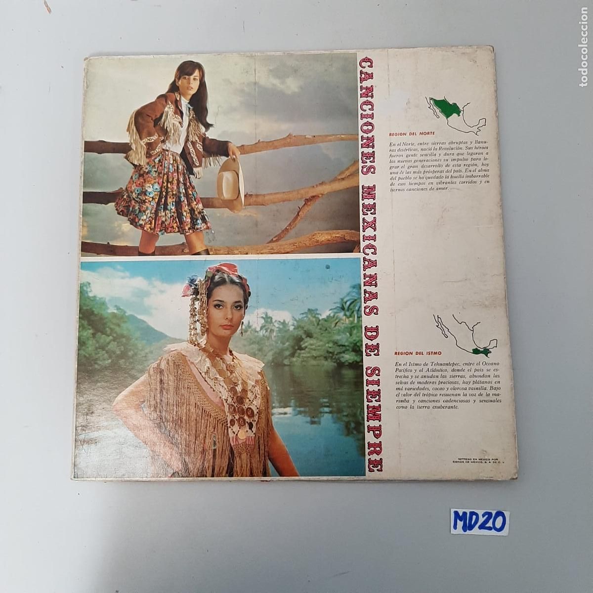 Discos de vinilo: Canciones mexicanas de siempre - Foto 1