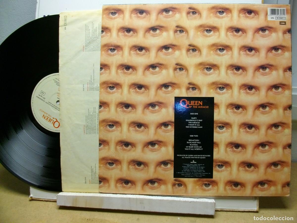 Discos de vinilo: QUEEN The Miracle VINYL LP 1989 - Foto 2