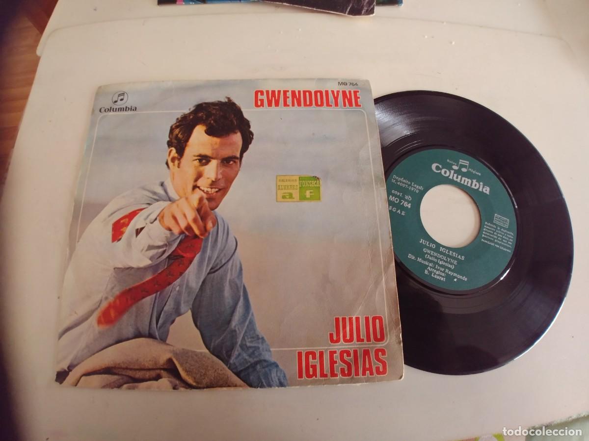 Discos de vinilo: JULIO IGLESIAS-SINGLE GWENDOLINE - Foto 1