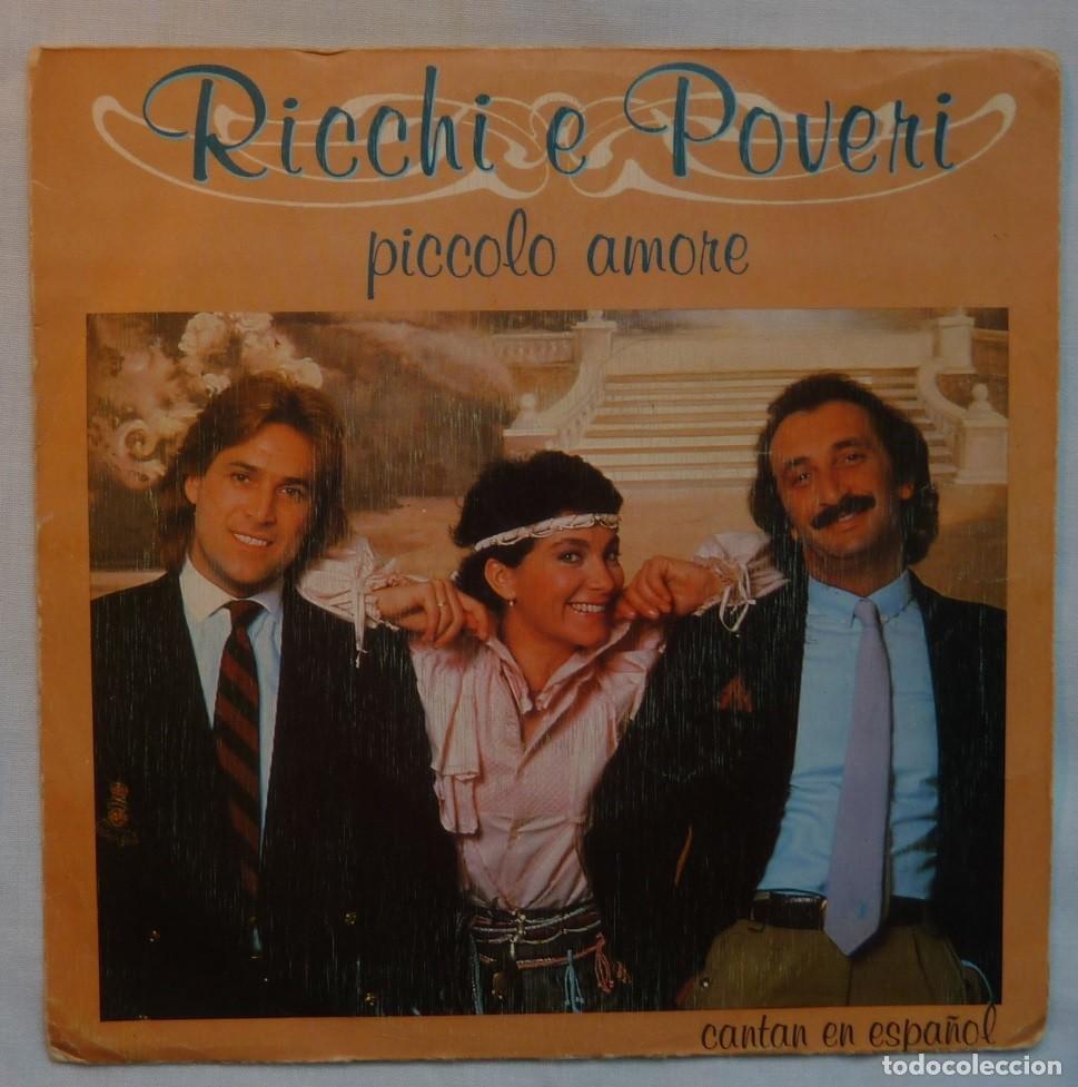 Discos de vinilo: RICCHI E POVERI // PICCOLO AMORE // 1983 // SINGLE - Foto 1