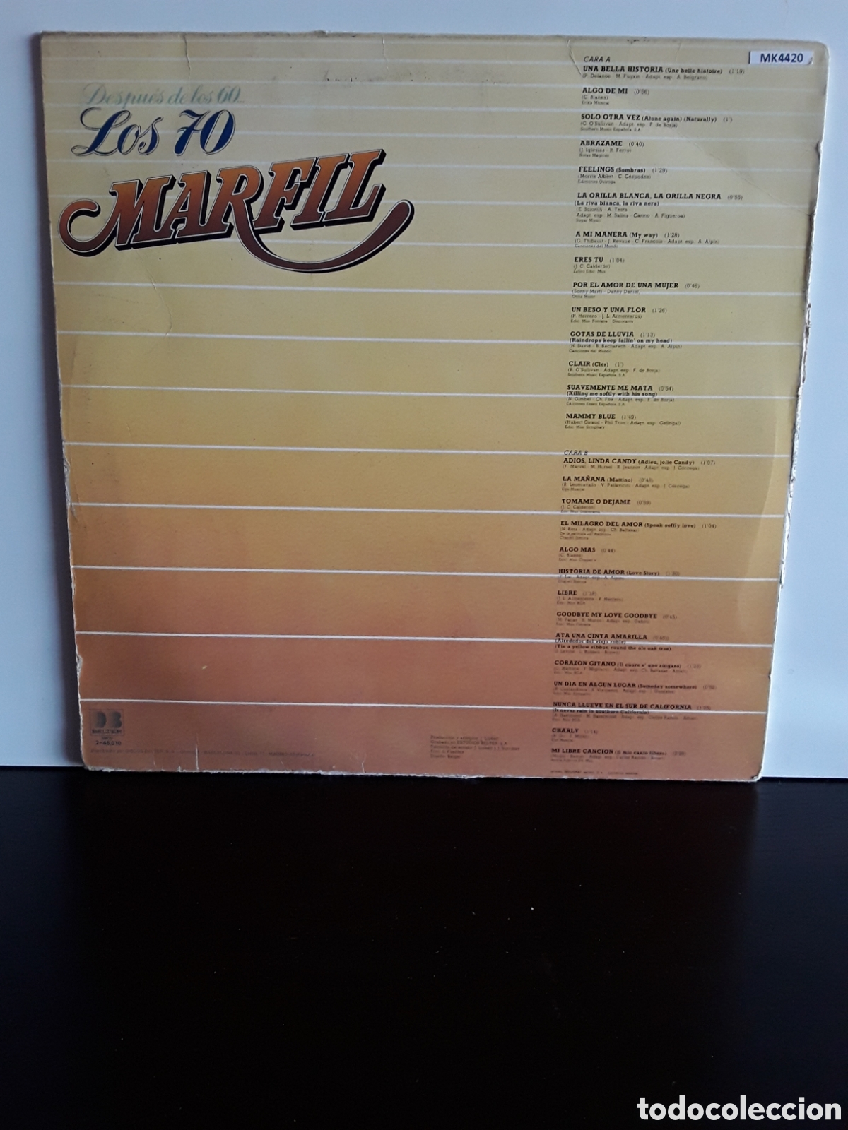 Discos de vinilo: Marfil &lrm;&ndash; Despu&eacute;s de los 60 ... &rdquo;Los 70&rdquo; - Foto 2
