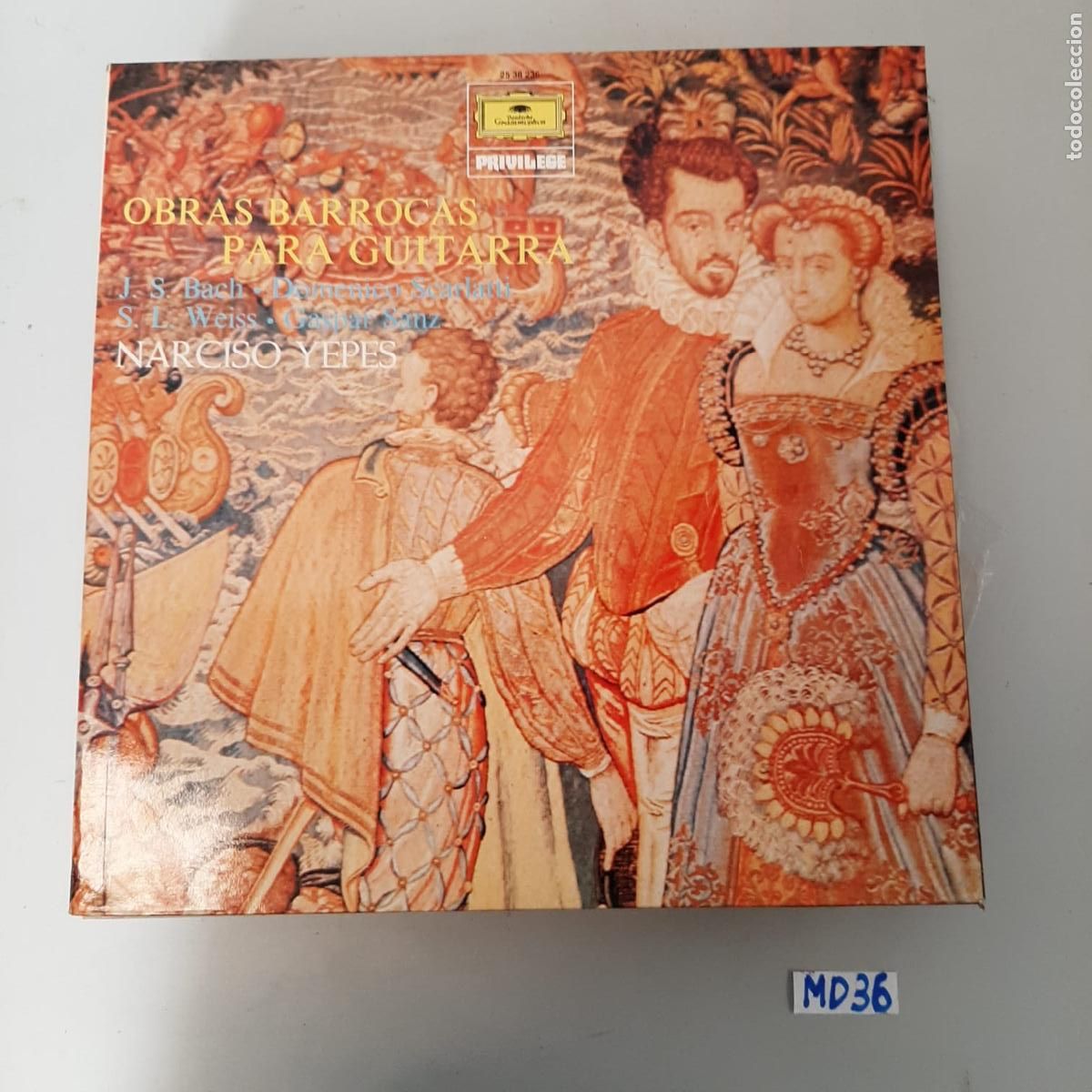 Discos de vinilo: Obras barrocas para guitarra - Foto 1